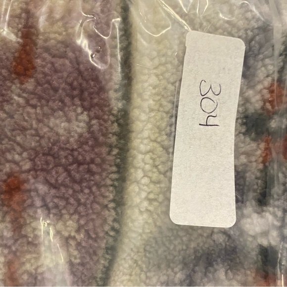 Simply Southern Aztec Gray Sweatshirt Shacket Jacket Sherpa Fleece Medium - Picture 16 of 16